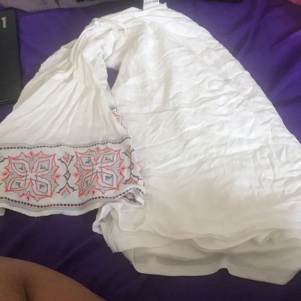 white dress
